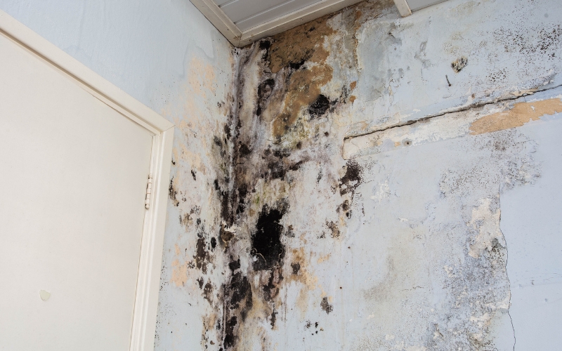extensive mold damage in a home that you might not see