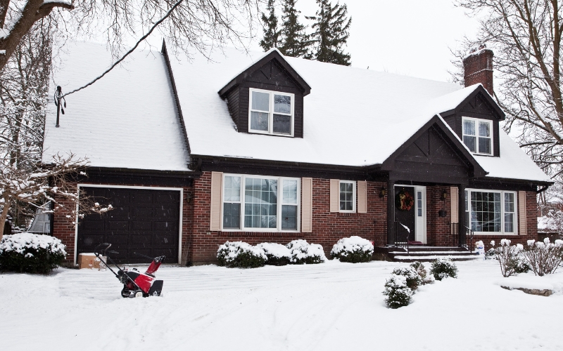 toronto home after snow
